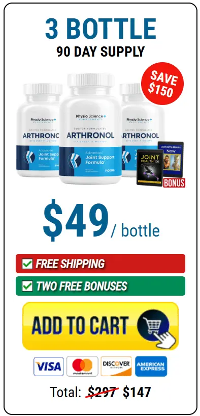 arthronol 3 bottles price